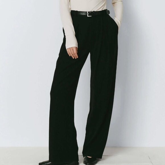 NWT Rue Sophie Drape Pleated Pant - size XS - Picture 1 of 3